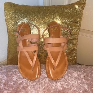 multi strap nude Gianni Bini sandals!